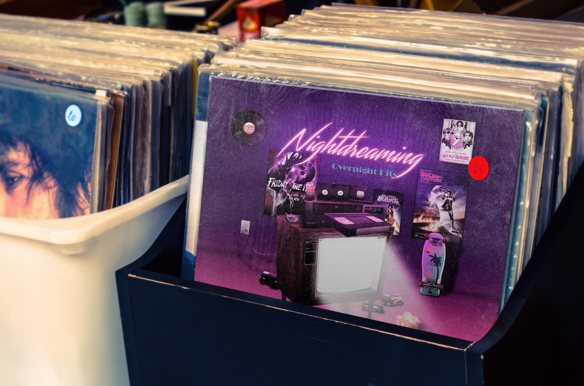 Vinyl in record store context